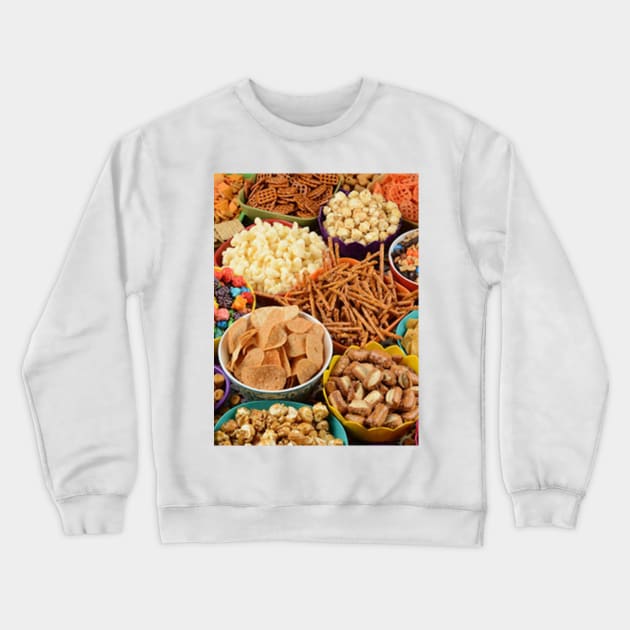 sweet food pattern Crewneck Sweatshirt by Foodinasty